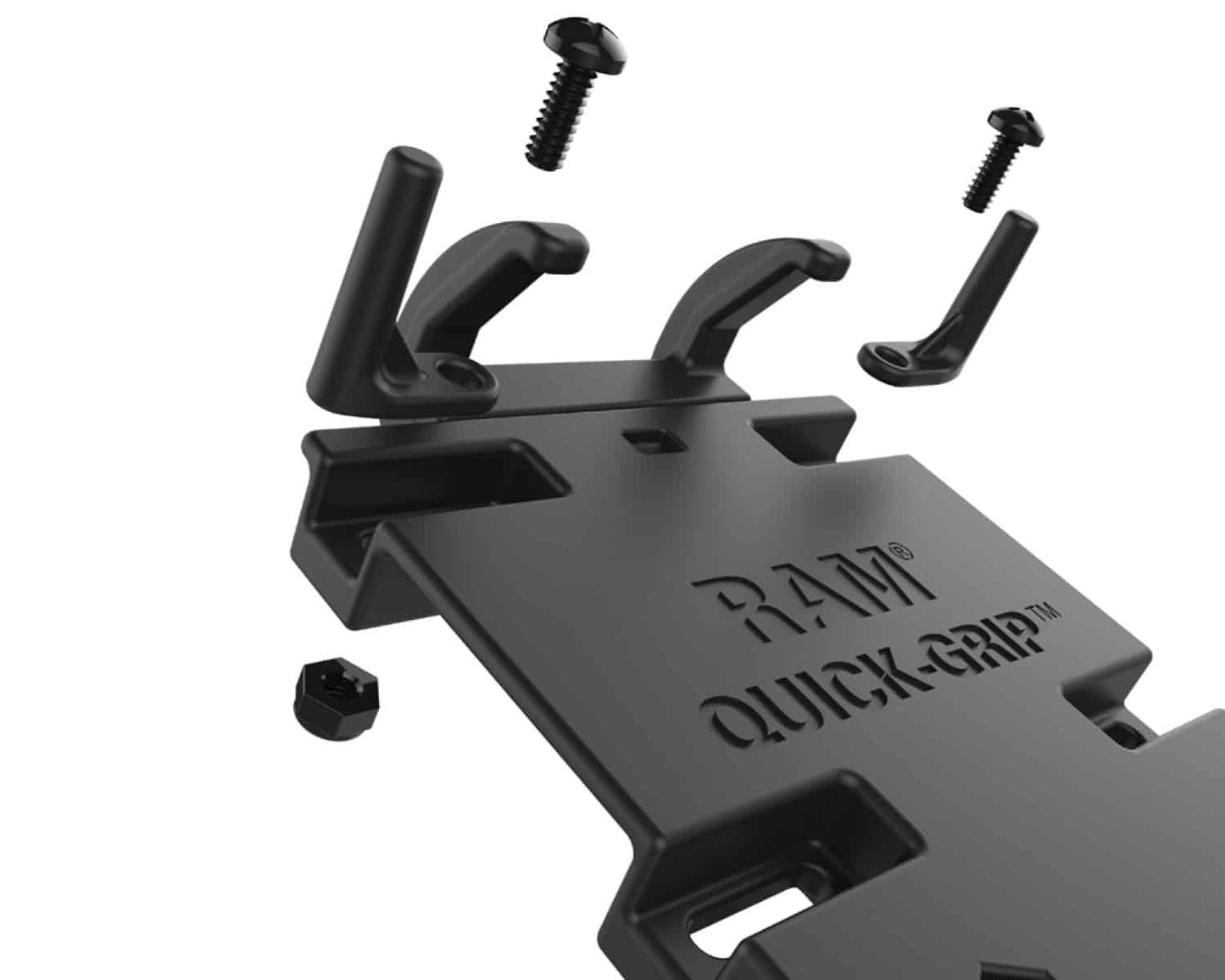 RAM Mounts Quick-Grip XL Spring Loaded Cradle with Ball