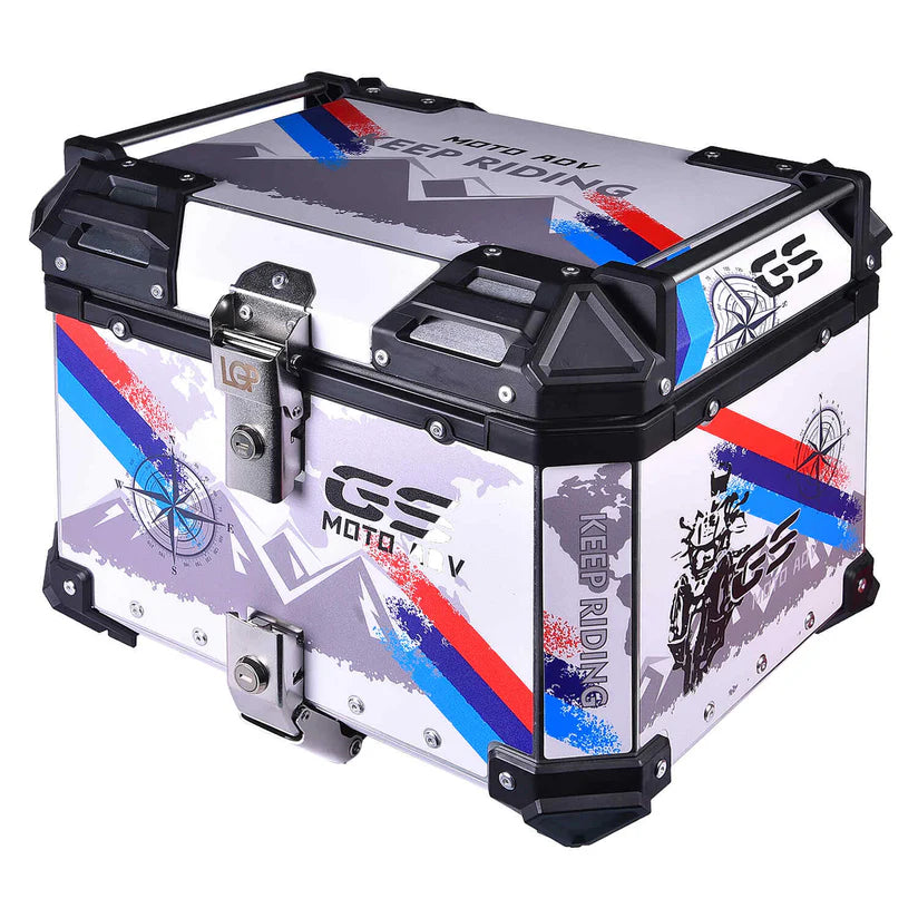 LGP TOP BOX 45L GS MOTO ADV WITH BACKREST