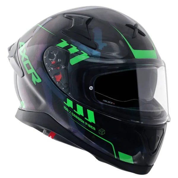 Apex Gloss Carbon Small Checks Helmet
