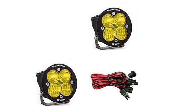 Baja Designs Squadron Pro LED Auxillary Lights – Black (Pair)