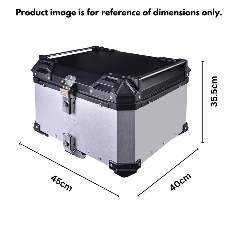 LGP TOP BOX 55L TYPE X WITH BACKREST