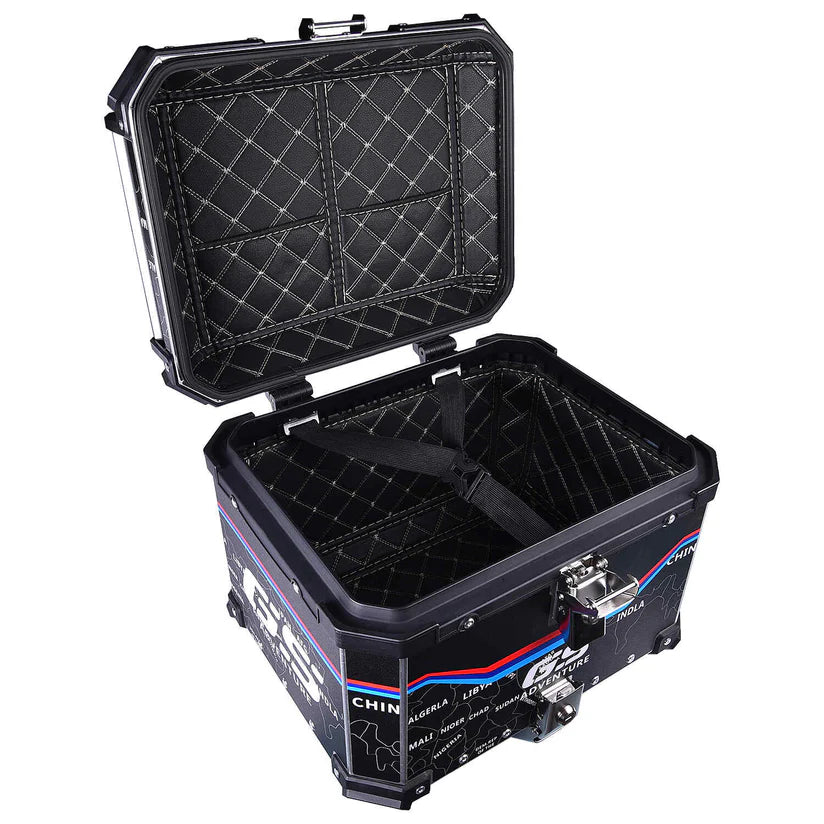 LGP TOP BOX 45L MAP LINE WITH BACKREST