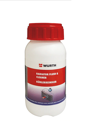 WURTH RADIATOR FLUSH and CLEANER: 250ml