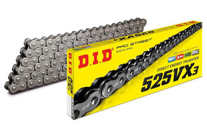 DID Chain 525 Pitch X 112 Links (Vx3) – 525VX3X-112ZB