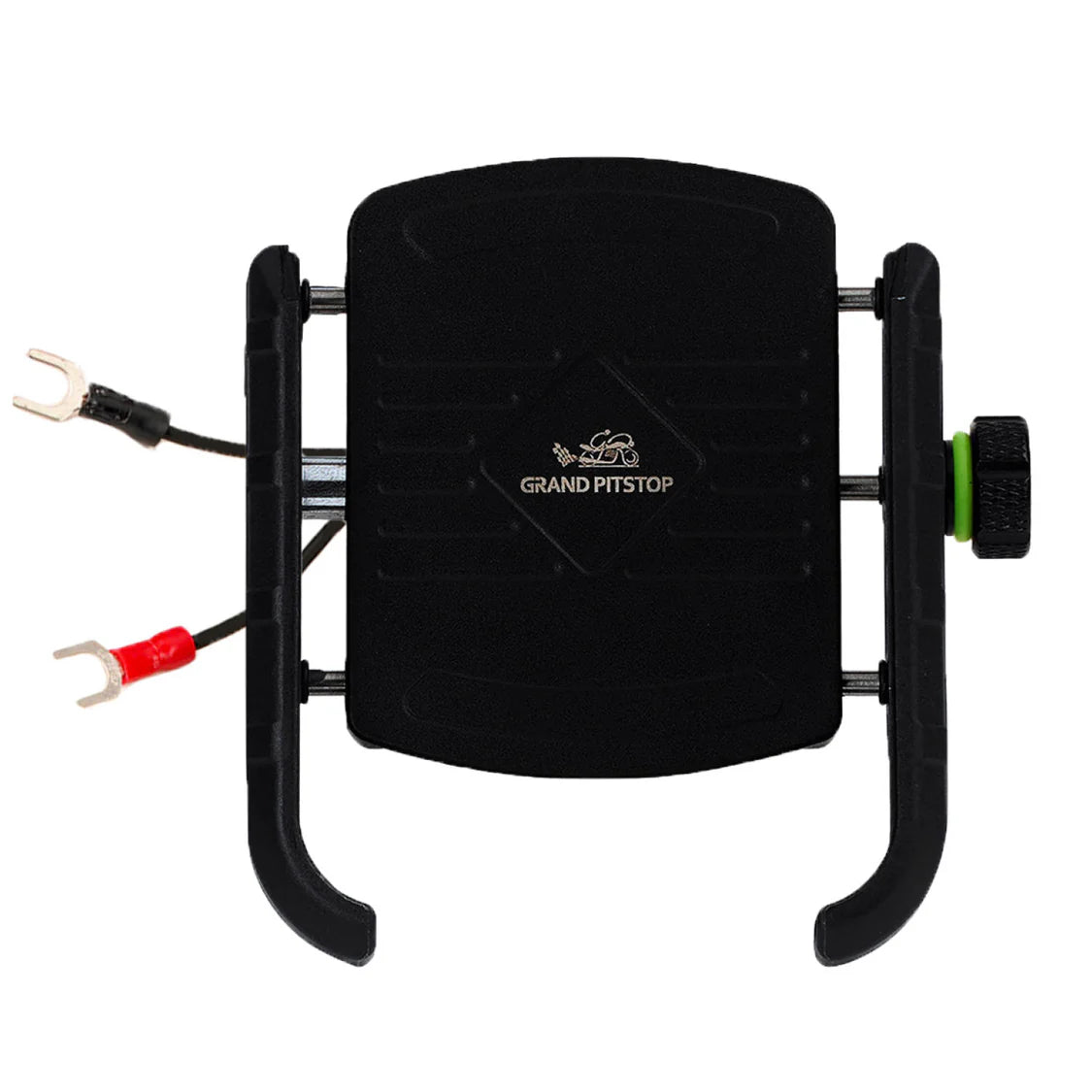 Jaw Grip Mobile Holder with Charger - Black