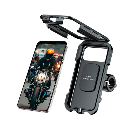 Waterproof Mobile Holder Handlebar Mount - Black