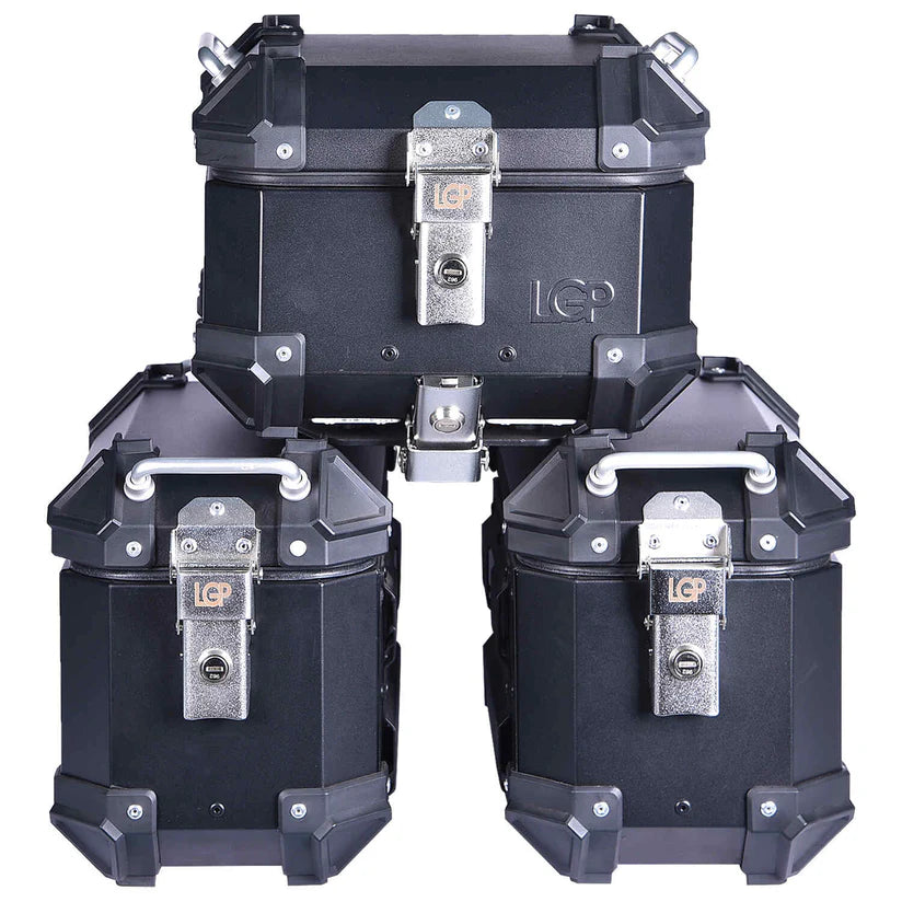 LGP PANNIER SET OF 3 16+16+18 BLACK PLANE