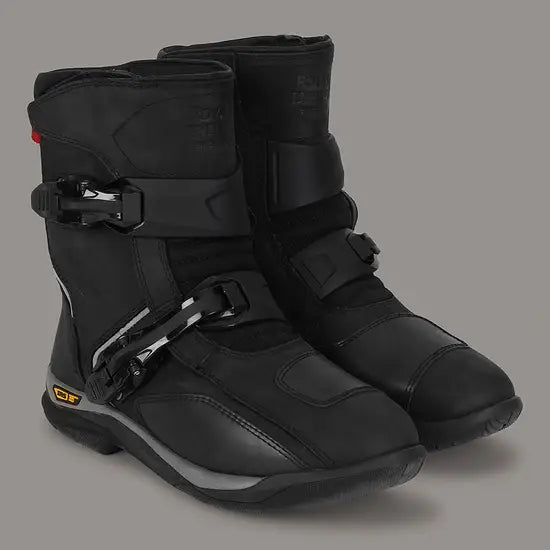 ROYAL ENFIELD WANDERER WATERPROOF RIDING BOOT - BLACK