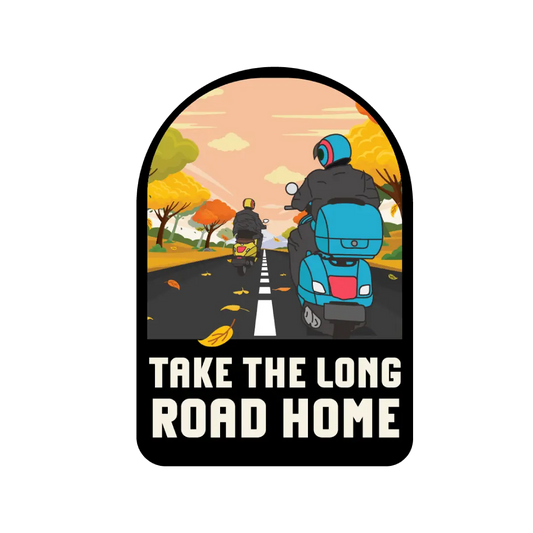 Take The Long Road Home Sticker