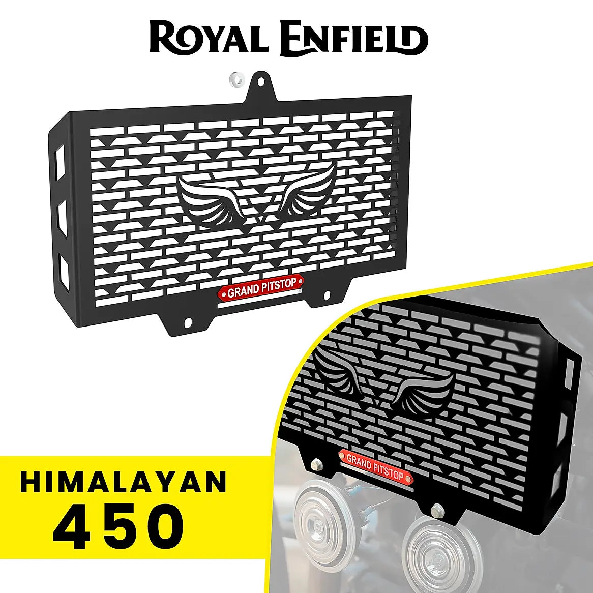 Radiator Grill for Royal Enfield Himalayan 450 - Black