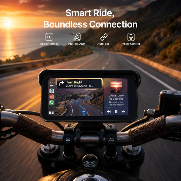 AOOCCI  C6 Pro All-in-One Motorcycle Dash Cam with GPS & Anti-Theft