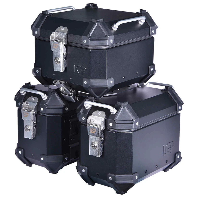 LGP PANNIER SET OF 3 16+16+18 BLACK PLANE