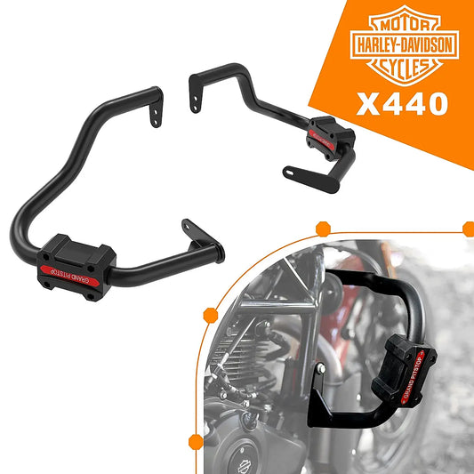 GRAND PITSTOP Crash Guard for HARLEY DAVIDSON X 440 Black