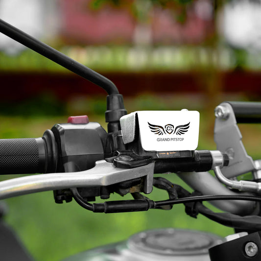 FRONT FLUID RESERVOIR COVER - Silver for KTM - DUKE 150, 250