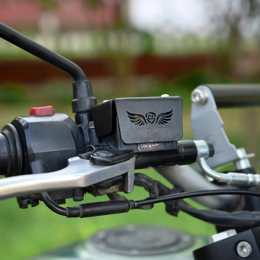 FRONT FLUID RESERVOIR COVER - Black for KTM - DUKE 150, 250