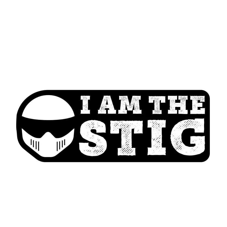 I Am The Stig Sticker