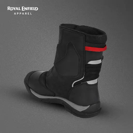ROYAL ENFIELD WANDERER WATERPROOF RIDING BOOT - BLACK