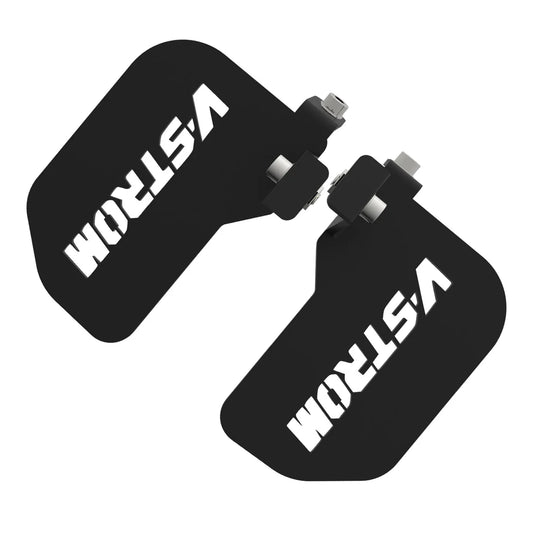 PILLION RIDER FOOTREST (PAIR) - Black for SUZUKI - V Strom