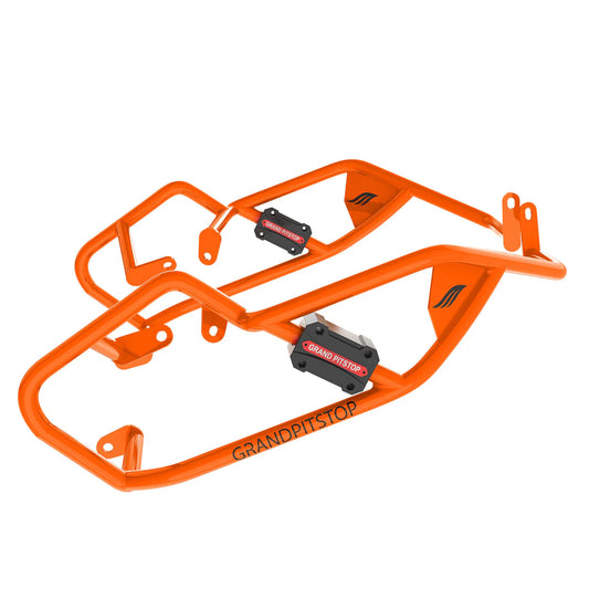 CRASH GUARD (PAIR) - Orange for KTM - ADV 390