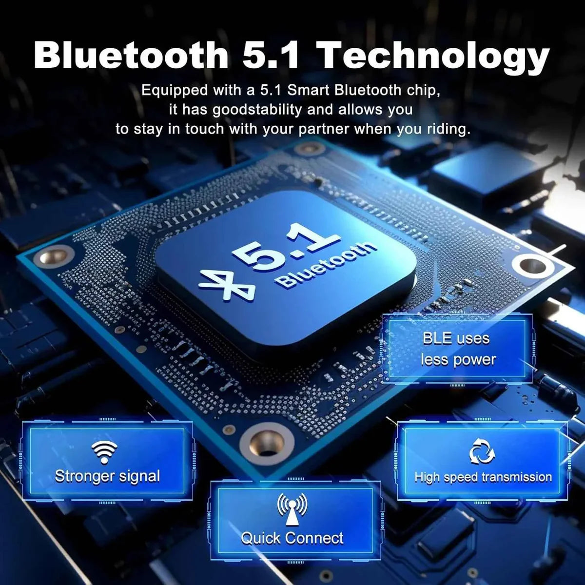 EJEAS V6 Pro Plus Bluetooth Intercom — 800m, DSP Noise Cancel