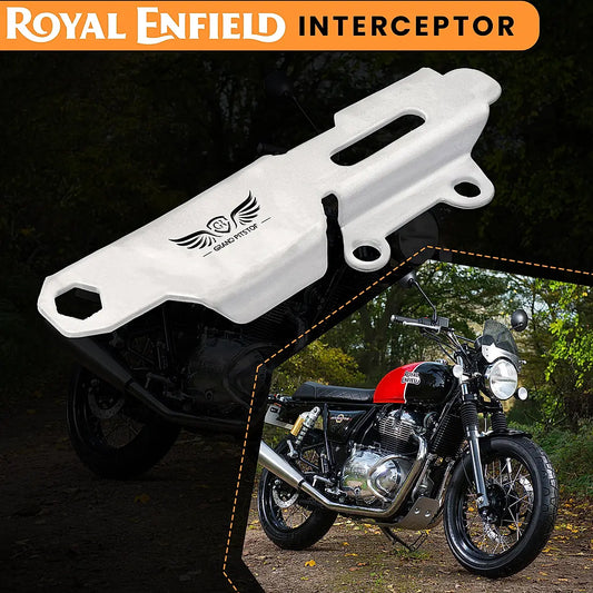 MASTER CYLINDER PROTECTOR - Silver for Royal Enfield - INTERCEPTOR