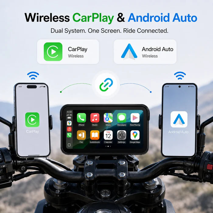AOOCCI  C6 Pro All-in-One Motorcycle Dash Cam with GPS & Anti-Theft