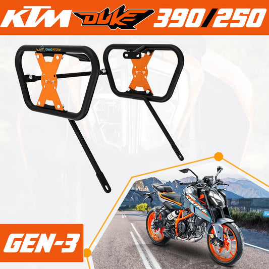 Saddle Stay for KTM DUKE 390/250 Gen 3 - Black/Orange