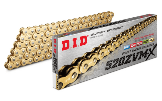 DID Chain 525 Pitch X 100 Links (Zvmx) – 525ZVMXG100ZB
