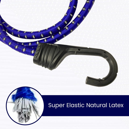 Reflecting Bungee Cord (36Inch) - Set Of 2 - Blue