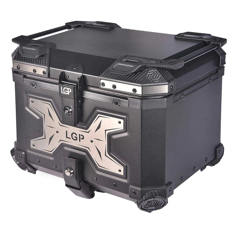 LGP TOP BOX 45L BLACK TYPE X GRAY W/REST