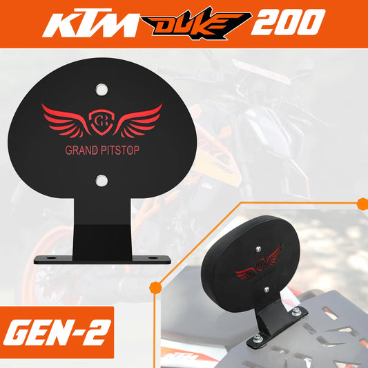 Backrest Stand for KTM DUKE 200 Gen 2 - Black