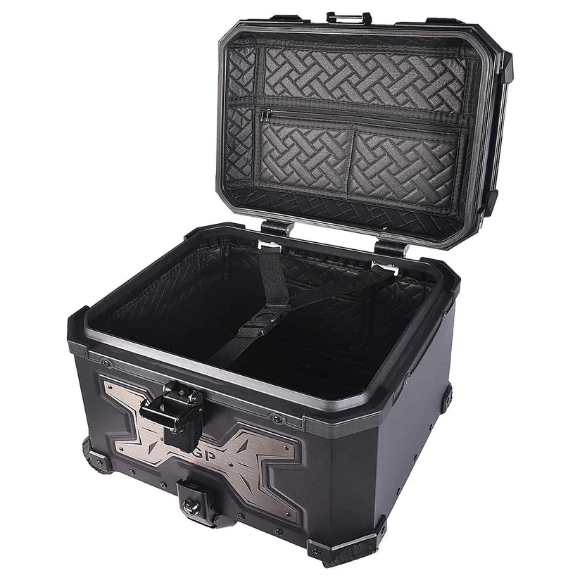 LGP TOP BOX 45L BLACK TYPE X GRAY W/REST