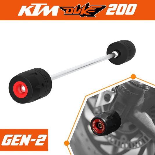 Front Fork Slider for KTM DUKE 200 Gen 2 Black