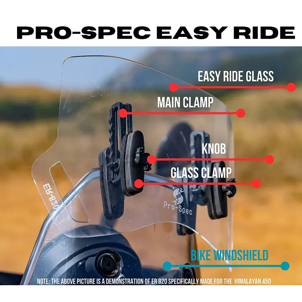 ER 820- Easy Ride for Himalayan 450 OEM short screen