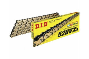 DID Chain 520 Pitch x 114 links (VX3) Gold – 520VX3G-114ZB