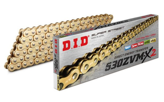 DID Chain 530 Pitch X 118 Links (Zvmx2) – 530ZVMX-2G118ZB
