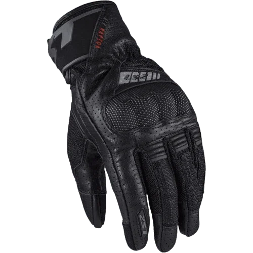 LS2 AIR RAPTOR RIDING GLOVES BLACK