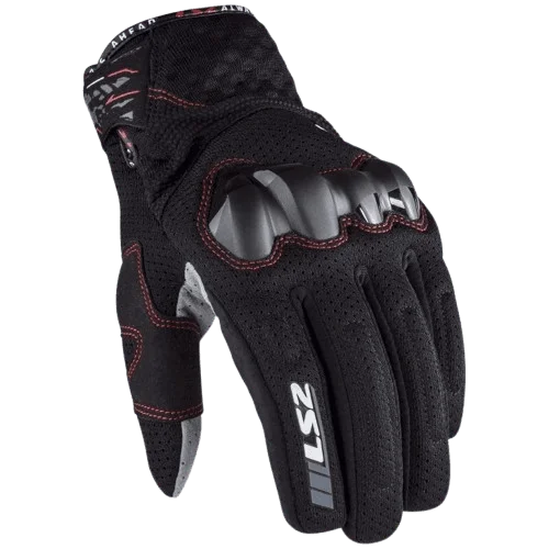 LS2 CHAKI RIDING GLOVES BLACK