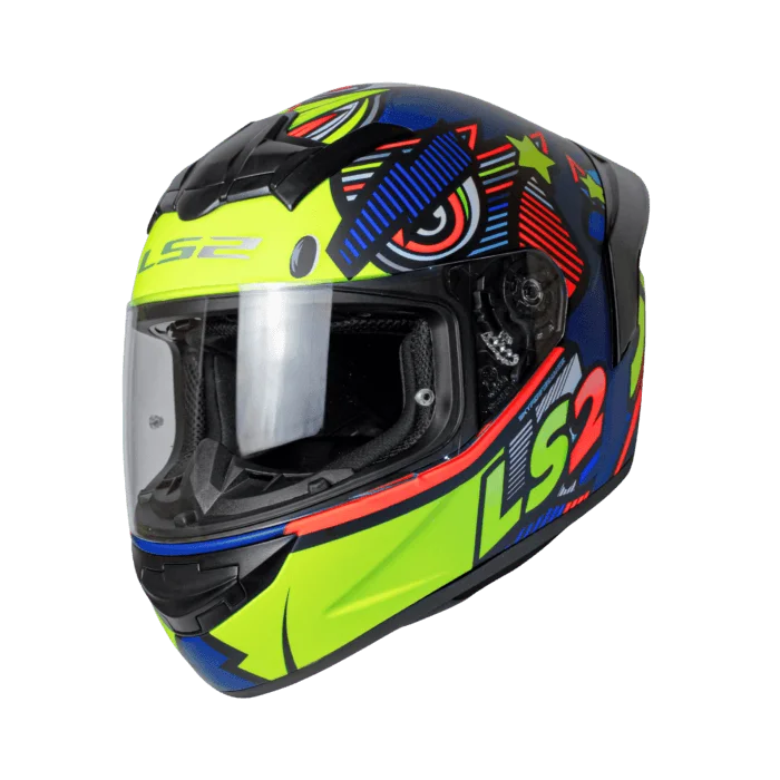 FF352 ROOKIE KHAN MATT NAVY BLUE HI VIZ YELLOW