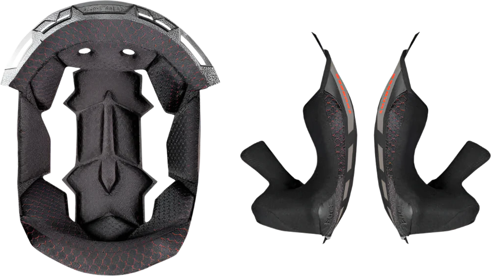 LS2 SPARE CHEEK PADS AND LINER SET FOR LS2 FF805 THUNDER HELMETS