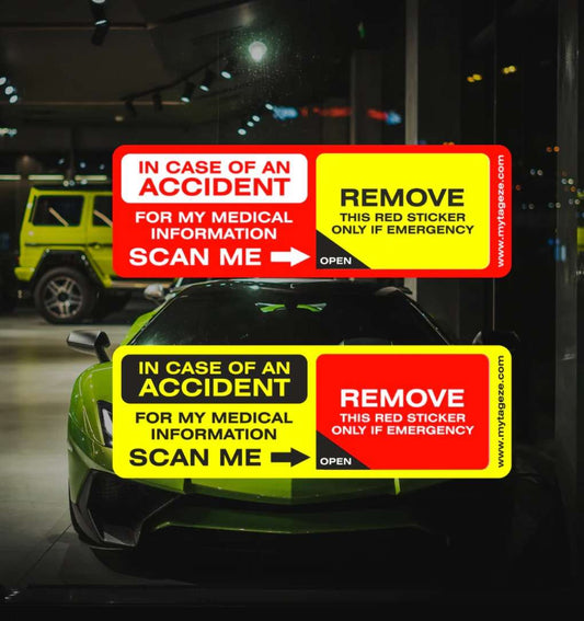 Tageze Medical ID Sticker
