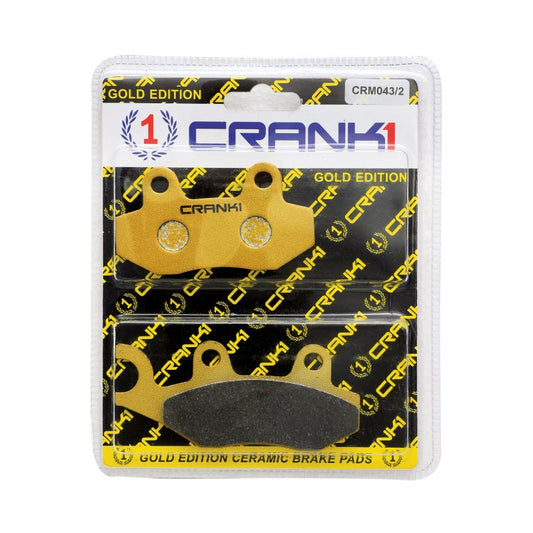 CERAMIC BRAKE PAD REAR FOR TIRUMPH BONNEVILLE T120-CRM043/2-CRANK1