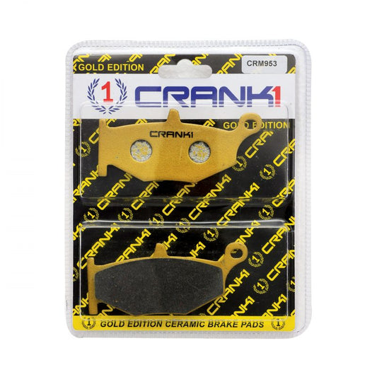 CERAMIC BRAKE PAD REAR FOR SUZUKI GIXXER 1000-2011-2018-CRM953-CRANK1
