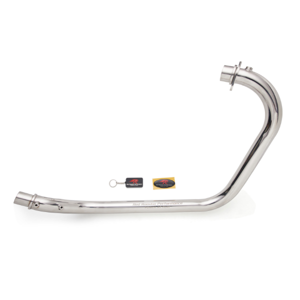 Vertex Header Pipes – Polish    Compatible with: Royal Enfield Himalayan and Scram 411.