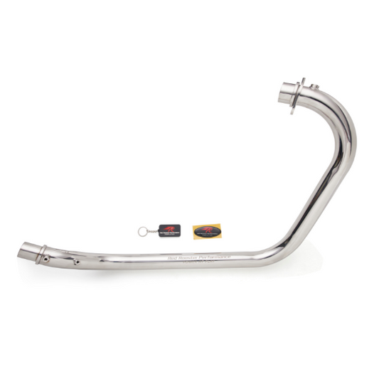 Vertex Header Pipes – Polish    Compatible with: Royal Enfield Himalayan and Scram 411.