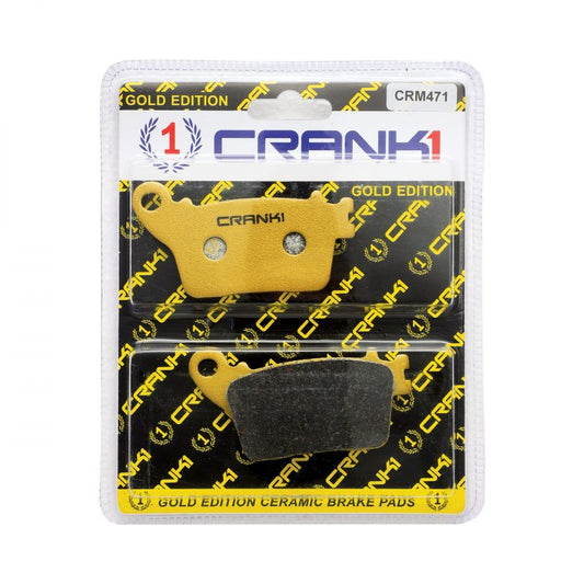 CERAMIC BRAKE PAD REAR FOR HONDA CBR 1000-2006 TO 2015-CRM471-CRANK1