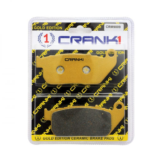 CERAMIC BRAKE PADFRONT FOR HARLEY-DAVIDSON IRON 883-2009 TO 2013-CRM9009-CRANK1