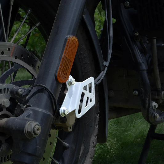 FRONT BRAKE CALIPER COVER - Silver for Royal Enfield - SCRAM 411