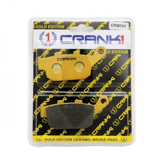 CERAMIC BRAKE PAD REAR FOR HONDA CBR 250R (ABS) -CRM741-CRANK1