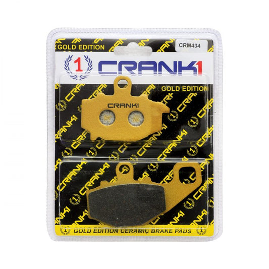 CERAMIC BRAKE PAD REAR FOR KAWASKI NINJA 650-2006 TO 2016-CRM434-CRANK1